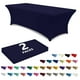 thumbnail image 1 of Mantel ABCCANOPY de spandex azul marino de 6 pies para mesa rectangular, 1 of 6