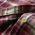 thumbnail image 6 of Otqutp Toddler Autumn Tops Kids Flannel Shirt Jacket Plaid Long Sleeve Lapel Button Down Baby Boys Girls Fall Shirt Coat Outwear with Pockets, 6 of 7