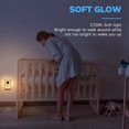thumbnail image 1 of 6-Pack LED Night Light Lamp with Smart Sensing, Auto Dusk to Dawn Sensor, Daylight White, 0.5W Plug-in Wall Nightlight, 1 of 6