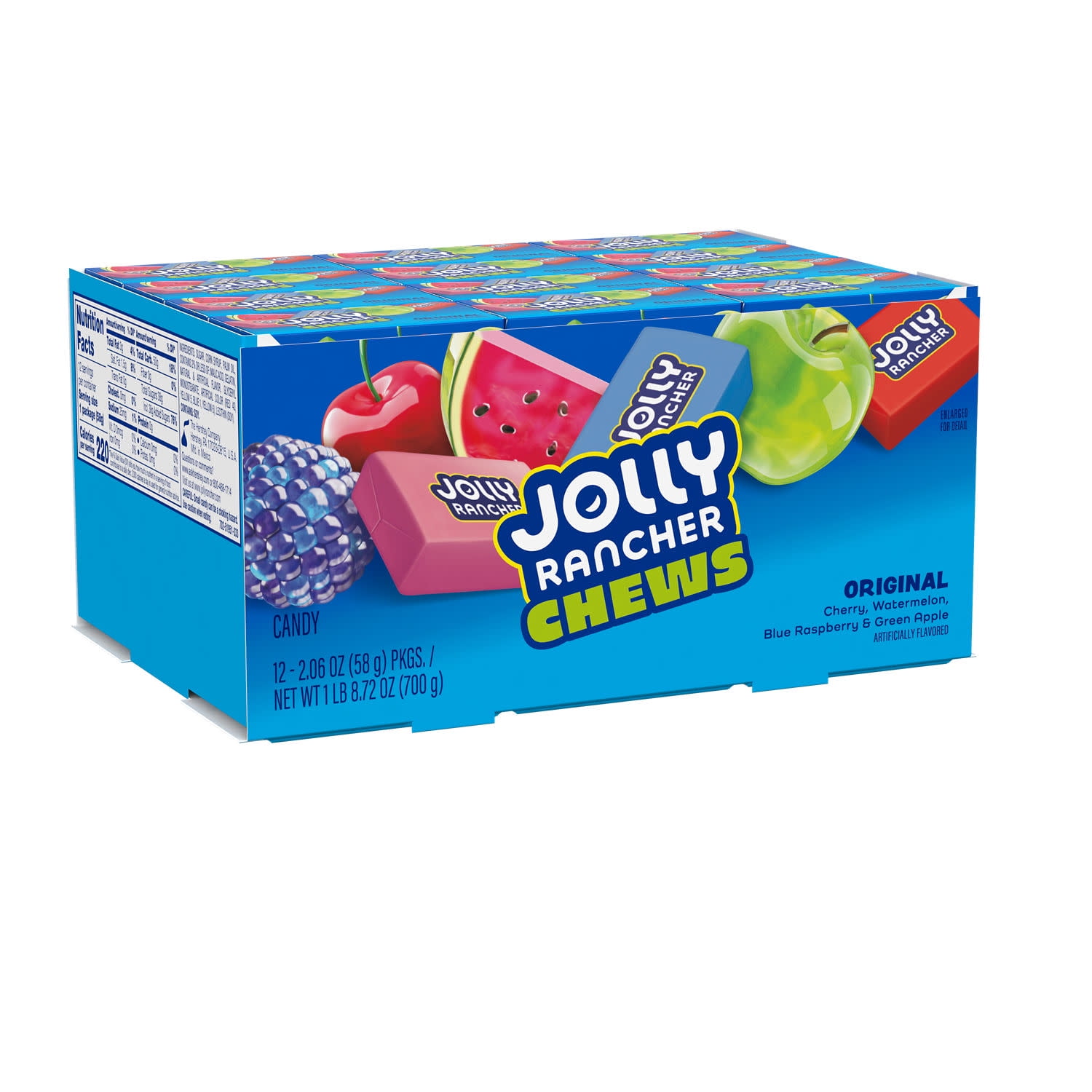 CHC16 チャコボールセット 20個 ブラック Jolly Rancher Soft Chewy Candies, Assorted Fruit Flavors