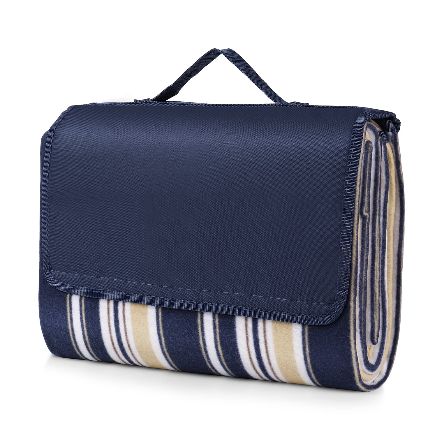 Picnic Blanket Beach Towel Extra Large 80"x60" with Waterproof Sand Proof Backing, Portable