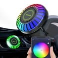 thumbnail image 6 of 3D RGB Voice Control Car Atmosphere Light with Music Sync Air Aromatherapy Round for Enhanced Interior, 6 of 7