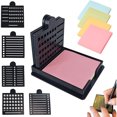thumbnail image 1 of Boovnll Kit d'Outils, Gabarit de Note avec Cinq Gabarits Adapté pour Notes 3X3 Pouces pour Listes de Tâches Maison Bureau Réutilisable, Ensemble d'Outils, Essentiels pour la Maison, Essentiels pour la Maison, 1 of 7