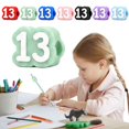 thumbnail image 5 of Numbered Pencil Toppers 11-20, Reusable Pencil Labels Tracking Markers, Pencil Durable Flexible Tracking Pencils Caps for Stationery Supplies and Home Office Organization, 10Pcs(Pink,0.8x0.6"), 5 of 8