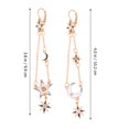 thumbnail image 2 of unbranded Joyería Femenina Pendientes Dorados Con Exquisito Para Uso Y Portátil, 2 of 6