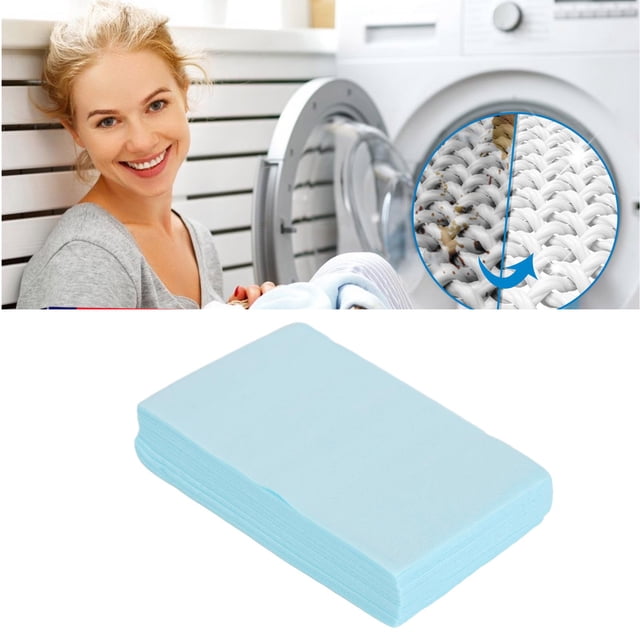 90 Pcs Feuilles de Lessive Parfum Longue Durée Savon à Lessive Doux Bandes Détergentes pour Lavage pour Voyage