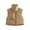 Pocket# Light Brown, variant on wsevypo Women Y2K Winter Crop Puffer Vest Warm Lightweight Sleeveless Down Jacket Full-Zip Stand Collar Padded Gilet