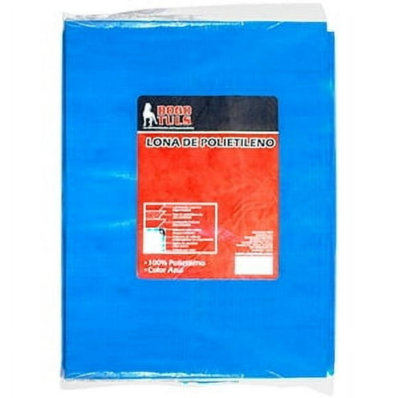 Lona de polietileno azul Dogotuls 12 x 16 pies resistente con ojillos de aluminio