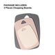 thumbnail image 5 of PAPOS PLÁSTICO PAPOS DE PANTENCIA LÁFICA LÁFICADA LÁFICADA ANTERIOR ANTERIOR COCINA DE COCINA ABAJADORA Fabricación de alimentos Gadgets Herramientas Rosa 3 piezas Advancent HA009890-02, 5 of 6