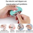 thumbnail image 3 of (Blue) Electric Nail Clipper for Thick Nails, Automatic and Safe Electric Nail Clipper for Caregivers, Elderly, Adults and Children, 3 of 5