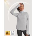 thumbnail image 2 of Camiseta IECCP para mujer, manga larga, secado rápido, para correr, UPF 50+ UV, 2 of 5