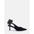 thumbnail image 2 of No Boundaries Women's Slingback Bow Heels, 2 of 6