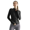 thumbnail image 6 of Hanerdun Womens Athletic Jacekts Zip Up Yoga Coat with 4 Pockets Workout Activewear Quick Dry M, 6 of 9