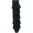 thumbnail image 3 of Minnetonka Women's 5-Layer Fringe Boot,Black,7 M US, 3 of 5