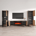 thumbnail image 4 of Woody BL-EF Electric Fireplace Entertainment Center, 4 of 6