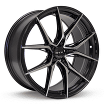 RTX Slick 19x8.5 5x114.3 ET42 CB73.1 Black Machined Wheel