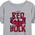 thumbnail image 3 of Marvel Captain America: Brave New World - Scribble Red Hulk - Women's Oversized Tee, 3 of 5