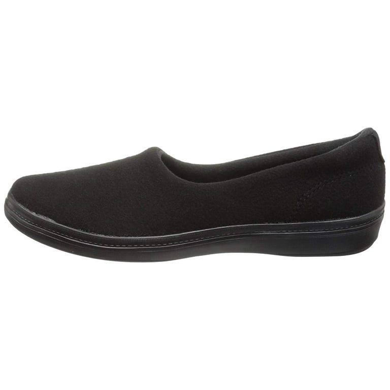 Grasshoppers Women s Lacuna A Line Slip On Wool Fashion Sneaker Black 12 W US