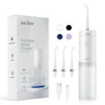 thumbnail image 1 of Sejoy Cordless Water Flosser Portable Oral Irrigator Rechargeable Collapsible Travel Teeth Cleaner IPX7 Waterproof, White, 1 of 6