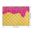 thumbnail image 2 of Area Rugs For Living Room Decor - Red Ice Cream Soft Anti Slip Throw Washable Rugs 5x7 For Bedroom, Indoor Carpet For Bedroom Living Room 80x58In, 2 of 7