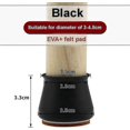 thumbnail image 1 of Chair Foot Cover,24pcs Heilwiy Furniture Chair Legs Caps, Silicone Chair Legs, 1 of 1