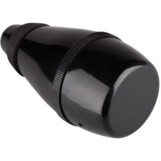 BESTYASH Straight Trumpet Mute in Black ABS Plastic with Anti-Disturbance Design for Quiet Playing