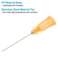 thumbnail image 3 of Agujas de dispensación de 23Ga, 52PCS, agujas de dispensación de punta roma de 1 pulgada con jeringas de bloqueo Luer para rellenar tintas líquidas, adhesivos, aceites, Naranja, 3 of 7