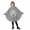 A108 Grey, variant on Yuncity Kids Hooded Bat Cape Boys Girls Halloween Skeleton Print Sleeveless Stage Performances Party Fits Playful Home Tops Size 6-7 Years