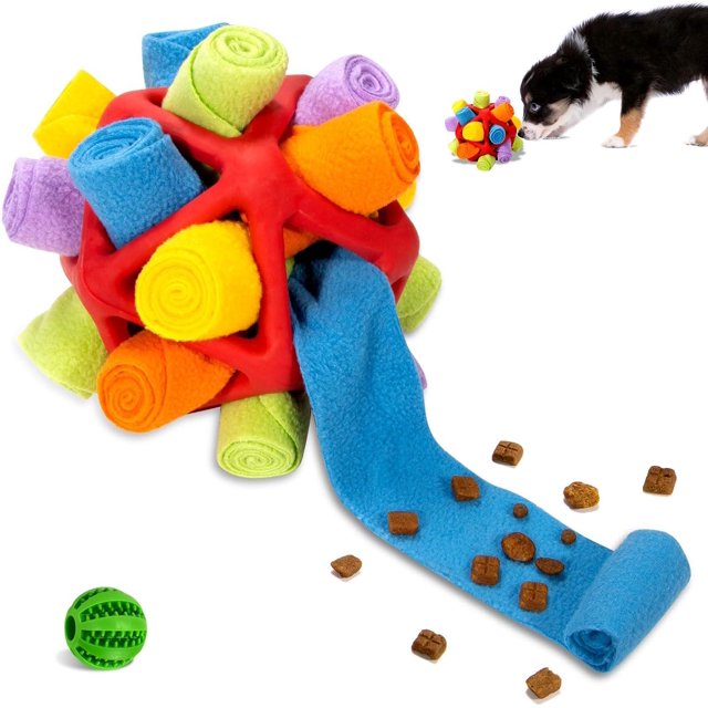 Juguete de rompecabezas para perros, pelota de olfato que proporciona las habilidades naturales de forrajería