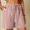 *Pink, variant on ClodeEU Women's High Waist Linen Blend Shorts,Casual Wide Leg Summer Pants Coffee,Women's Plus L