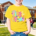 thumbnail image 2 of SGMVNU Kids First Grade T Shirts for Girls Back to School Graphic Tees Short Sleeve Soft Summer Casual Tops, Size 11-12 Years, Yellow, 2 of 7