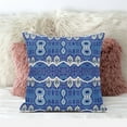 thumbnail image 2 of Amrita Sen Designs  16 x 16 in. Sephalina Paisley Leaves Broadcloth Indoor & Outdoor Zippered Pillow - Muted Blue & White, 2 of 7