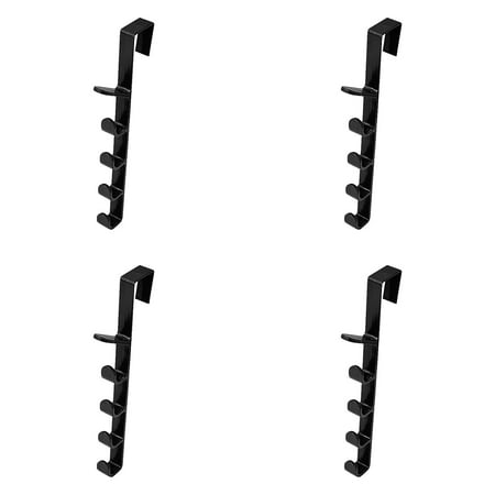 

Over The Door Hook Hanger | 5-Hook Heavy-Duty Organizer Rack For Coats Hats Key Hooks Shower Hooks for Loofah Utility Shelving Drop Ceiling Hooks for Hanging Curtains Key Caps for Keys Shower