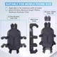 thumbnail image 5 of Motorcycle Phone Mount Holder with Vibration Dampener Anti-theft Motorcycle Cell Phone Holder 360 Adjustable Rotation Motorbike, 5 of 5