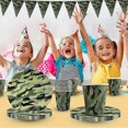 thumbnail image 4 of 41 Pack Camouflage Disposable Tableware, Camouflage Party Supplies With Camo Plates Cups Napkins And Triangle Banner For Army Military Hunting Themed, 4 of 4