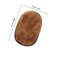 thumbnail image 2 of unbranded Guantes Para Limpiar Y Pulir Zapatos Color Café Con Suave Sintética Y Alta Absorción De Suciedad, 2 of 6