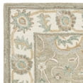 thumbnail image 5 of SAFAVIEH Blossom Fletcher Floral Bordered Wool Area Rug, Sage/Ivory, 4' x 6', 5 of 7