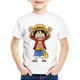thumbnail image 3 of Camisetas de algodón con estampado de anime para niños pequeños, camisetas infantiles de Luffy, camisetas de manga corta de verano para niños y niñas, camisetas divertidas, ropa para bebés, 3 of 5