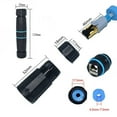 thumbnail image 4 of 10 Pcs Connecteurs RJ45 IP68 Étanches Blindés (STP) Connecteur de Câble LAN Cat6 Ethernet, 4 of 6