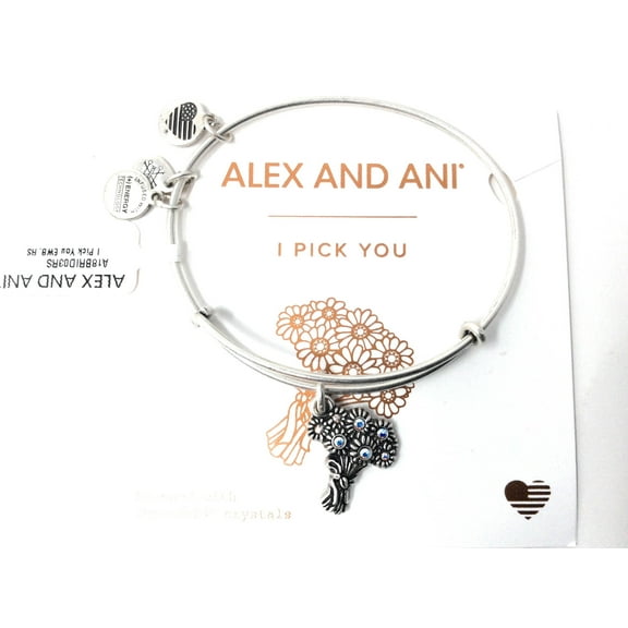 Alex and Ani Womens I Pick You EWB Bangle Bracelet, Expandable
