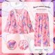 thumbnail image 1 of Conjunto de pijamas Kawaii Sanrio para niños y mujeres, ropa de dormir para el hogar, Anime Kitty Melody Cinnamoroll, pantalones de manga larga, Primavera, 1 of 4