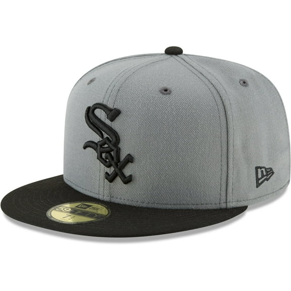 Men's New Era Gray/Black Chicago White Sox Two-Tone 59FIFTY Fitted Hat