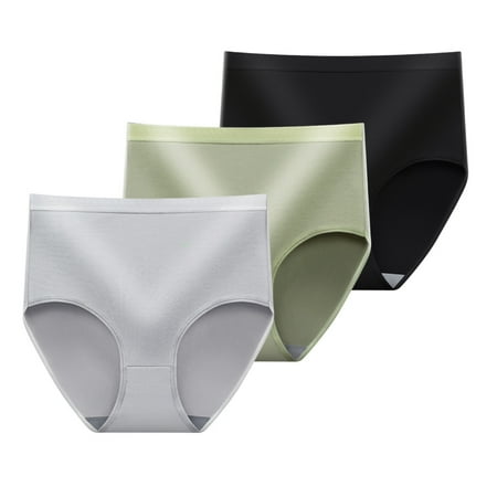 

Spdoo High Waist Panties for Women Body Shaper Briefs Plus Size Female Butt Lifter Underwear Breathable Underpants 3 Pack