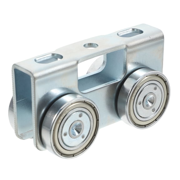 Hemoton Cabinet Sliding Pulley For Sliding Door Track Wheel Door Hanging Rail Track Pulley Barn Door Wheels Metal Roller For Sliding Door Silent Door Wheel For Home