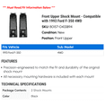 thumbnail image 2 of Front Upper Shock Mount - Compatible with 1993 Ford F-350 4WD, 2 of 2