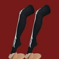 thumbnail image 5 of SPRING PARK Women Halloween Party Bloody Skeleton Cobweb Bat Stockings Thigh High Warm Boot Cover Socks, 5 of 7