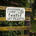 thumbnail image 2 of Funny Garden Metal Sign Vintage Outside Garden Decor Gardening Gifts for Women Plants Lovers12" x 8", 2 of 14