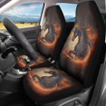thumbnail image 2 of Yuyamidu Cool Horse Car Seat Covers 2pcs Front Seat Only Waterproof Auto Front Seats Covers Universal Auto Drive Seat Protective Cover, 2 of 7