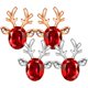 thumbnail image 1 of 2 pares de elegantes pendientes de reno, joyas navideñas para las orejas, adornos para las orejas de niñas, pendientes para mujeres, 1 of 2