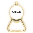 thumbnail image 1 of Special Letra Ingles Nombre Barbara Botellas de cerveza, abrelatas de acero inoxidable., 1 of 3